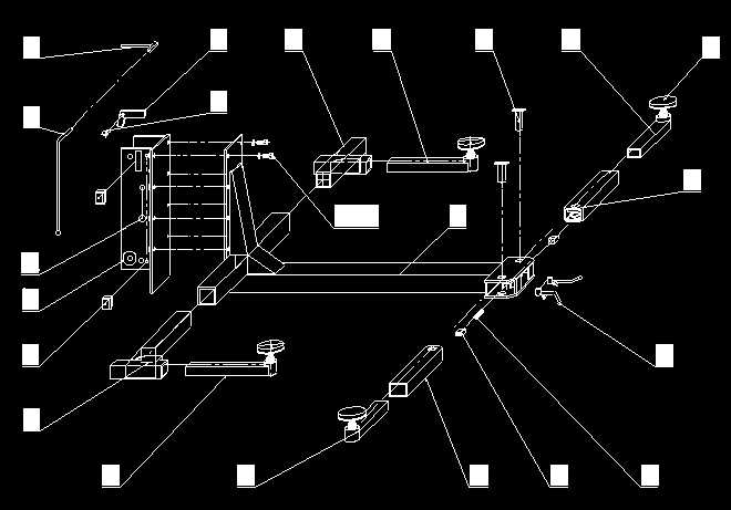 32. Sikkerhetsutløser 33. Sikkerhetsblokk 34. Round pin 35. Hendel 36. Pulley 37. Metallglider 38. Indre Løftearm 39. Løftearm 40.