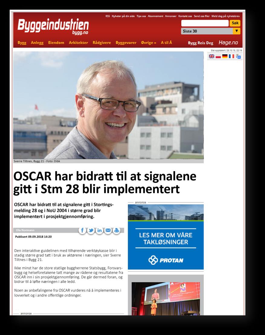 Husk OSCAR Årskonferansen 27.