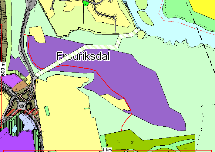 Innspill Nr: Eiendom, Tiltakshaver området Næring Fredriksdal Gnr. 7391 bnr. 1 og gnr. 7392 bnr. 1. Kommunen ønsker å tilrettelegge for næringsområde på Fredriksdal. Området ligger ca.