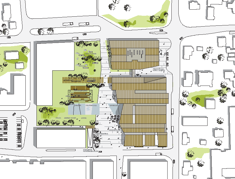 SJØRDARNSJENERØS Forfattere: Reiulf Ramstad Arkitekter AS, Lusparken Arkitekter AS, JST Arkitekter AS, Schønherr Norge AS Prosjektet er organisert som 2 separate bygningsvolumer, det ene med