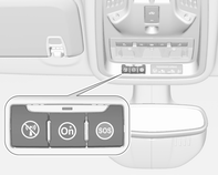 Instrumenter og betjeningselementer 111 Fjernkontroll venstre i bil alarm: Aktiverer eller deaktiverer varseltone når den elektroniske nøkkelen etterlates i bilen.