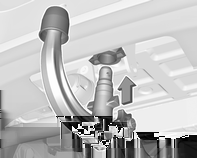 Kjøring og bruk 187 Montere kulestangen Kontrollere strammingen til kulestangen Koble fra og fell ned kontakten. Fjern pluggen fra åpningen for kulestangen, og legg den på oppbevaringsplassen.