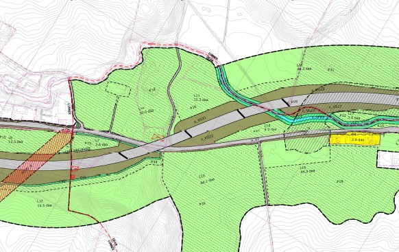 4.5 Planendring ved Holmen etter offentlig ettersyn Traseendring ved Holmen ble sendt på ny høring til berørte