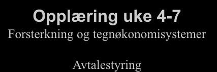 Opplæring uke 4-7 Forsterkning og