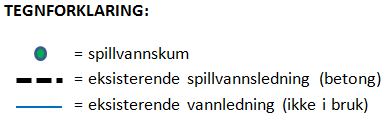 Figur 4: Nedslagsfelt og bekk langs jordekant oppstrøms (pga at eks. utløpsledning fra jordedrenering var tett.