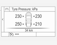 248 Pleie av bilen Se EU-samsvarserklæringen som fulgte med bilen eller andre nasjonale registreringsdokumenter for informasjon om godkjente dekk spesifikt for din bil.