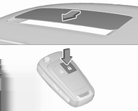 44 Nøkler, dører og vinduer Åpne Trykk lett på p til første stopp: soltaket åpnes til spoilerposisjon.
