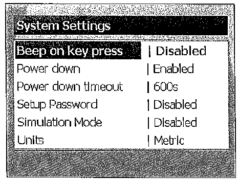 Display Type Det finnes 4 displaytyper å velge mellom. Ikke alle kan velges på alle input. Under ser du en tabell som viser hvilke typer display som er tilgjengelige for de forskjellige inputs.