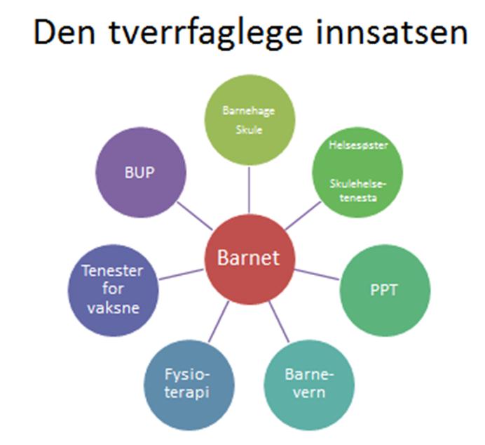 Nivå 2. Vanskane krev innsats frå ulike fagområde. Barnet viser tydelege teikn på at noko er galt. + Barn med spesielle behov. Barnet fungera dårleg, og viser svært tydelege teikn på at noko er galt.