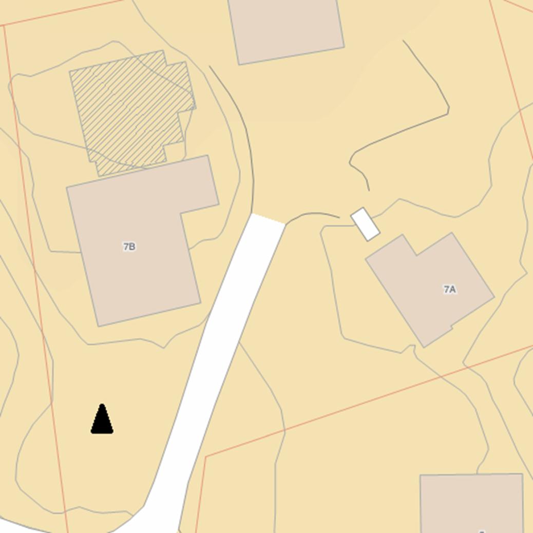 I kartet brønnens plassering inntegnet. Noe avvik kan forekomme. Figur 27.