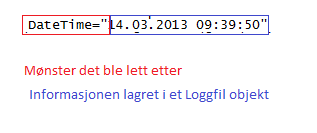 Både konfigurasjonsfil leseren og skriveren ble laget med tanke på hvordan Comos systemet og dens loggfiler var bygget opp.