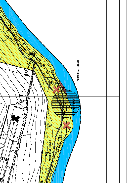 unngå etablering av hyttetomter i slike områder. Hyttetomten som ligger utenfor skredfarlig område er tatt inn i planen. Innspill 2: 1. Hyttetomt vest for lykta. N 78 15.083 E 15 24.816 2.