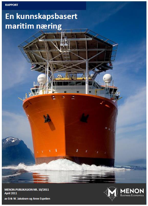Norske maritime miljøer Design, ship building industry Operation offshore vessels Research & Development Technology Oil & gas