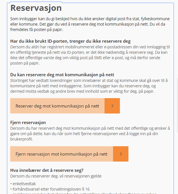 Klikk på «Reserver deg