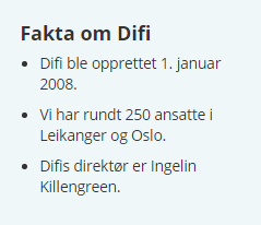 Hva er Difi?