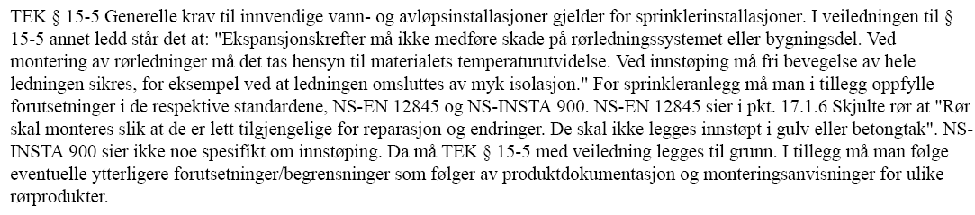 TEK10 Generell tekst i