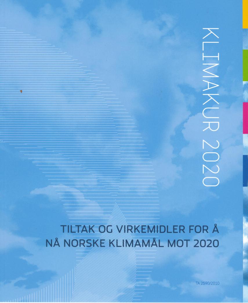 Karbon og debatten her hjemme Tiltak for å redusere Norges CO 2 utslipp (St.