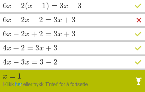 Oppgåve 3b: Løys