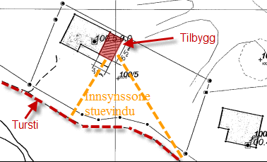 Avstand til bekk I dispensasjonssøknaden viser man til vedtak Th-69/95 utført av Teknisk hovedutvalg i 1995. Utvalget avslo i 1994 å tillate bygging på hyttetomt p.g.a. avstand til vassdrag.