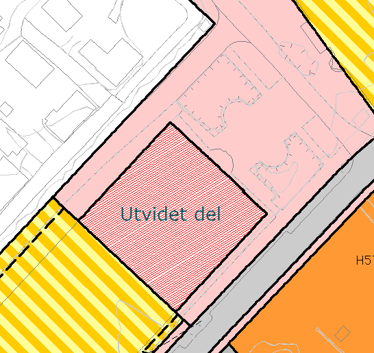 35 GRÄNGESHALLEN (Felt 9A og 9B) Grängeshallen er i planforslaget utvidet noe i forhold til gjeldende reguleringsplan.