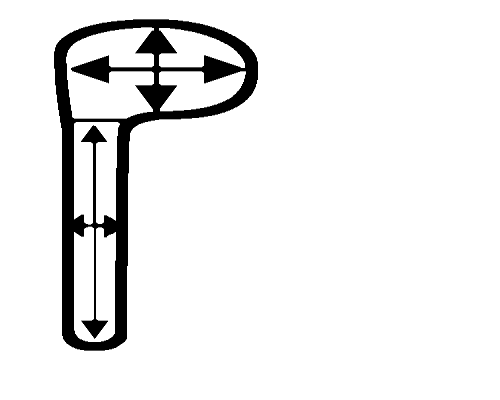 Når oppmålt areal er mer enn en hel dm², skal det avrundes opp til nærmeste hele dm². F. eks. 1,1 dm² avrundes opp til 2 dm² osv. Se: Eksempel på skader og måleteknikk.