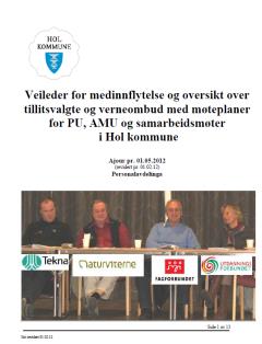 Arbeidsgiver og arbeidstakerorganisasjonene har i samarbeid utarbeidet veileder for medinnflytelse der rutiner for samarbeid og samhandling er nedfelt.