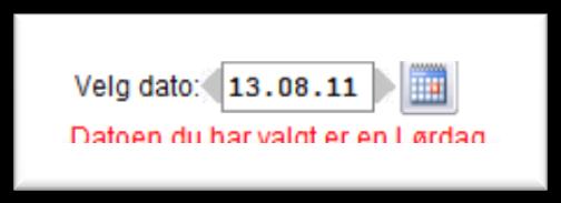 Under Type velger du årsaken til fraværet. De valgene som er tilgjengelig her, kan skolen bestemme selv. Kontakt systemansvarlig for Oppad ved din skole eller i kommunen.