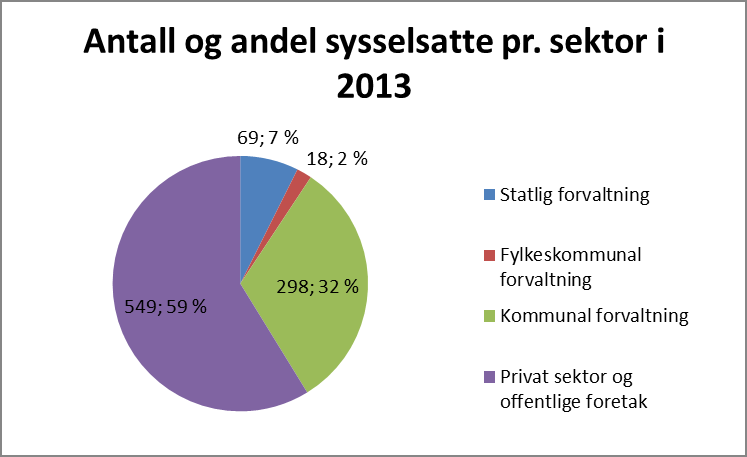 Hvordan er situasjonen i kommunen når det gjelder næringsutvikling og sysselsetting, og hvor ser man sitt utviklingspotensial på disse områdene?