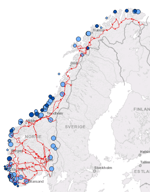Vindkraft i Norge 850 MW vindkraftverk i drift - 2,4 TWh 4 kraftverk mottar