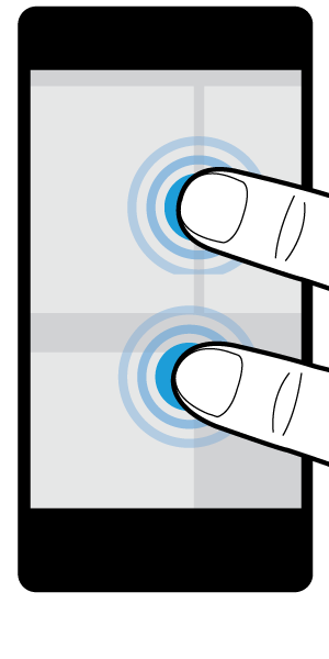 Innstillinger Trykk tre ganger hvor som helst på skjermen med to fingre. Gjenta denne handlingen for å slå på forstørrelsesmodus igjen.