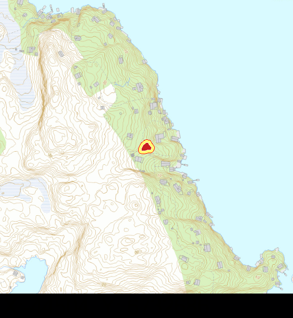 211654 - Bildøy Lok. 25 Hentet fra Askeladden: 30.03.2015 Stedfesting Fylke: Hordaland Kommune: Fjell Gårdsnavn: Beskrivelse Lokaliteten er definert av seks positive prøvestikk, av totalt åtte.