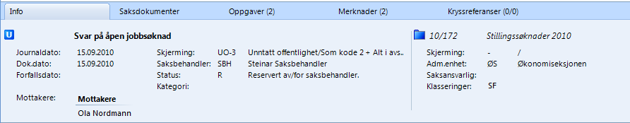 7 Tips & triks Her settes fokus på noen utvalgte funksjoner som er gjennomgående aktuelle ved utførelse av de fleste rutinenene som beskrives i dette dokumentet.