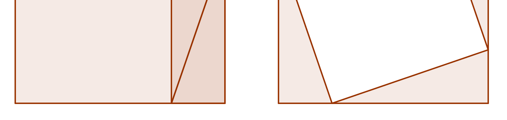 1.8 Pythagoras setning Setning 1.8.1: Pythagoras setning. I en rettvinklet trekant er kvadratet på hypotenusen lik summen av kvadratene på katetene.