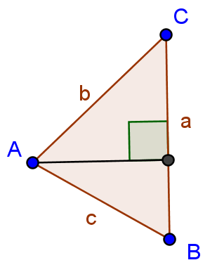 1.14.13 I en trekant ABC er følgende oppgitt. Du skal regne ut alle de tre sidene og de tre vinklene. a. a=4,7 cm, c=6,9 cm og C = 56. b. c=7,2 cm, A = 51 og C = 72 c. B = 48, a=8,0 cm og c= 6,3 cm.