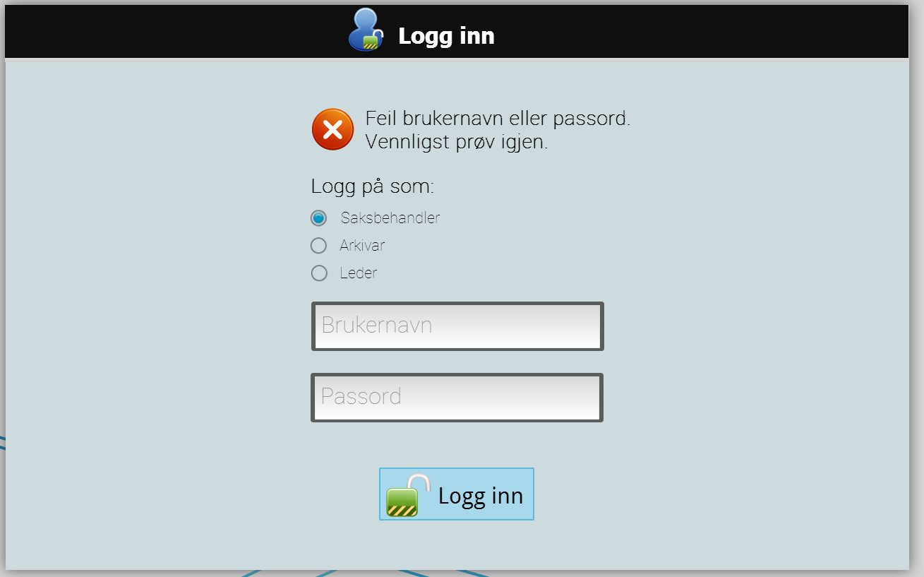 FluidUI Login