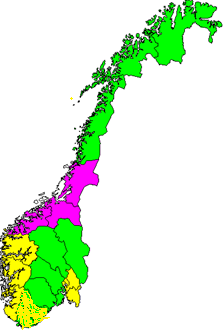 Regionalt nivå i det nye Mattilsynet. 1. Nord (Nordland, Troms og Finnmark) 2. Midt (Nord-, og Sør Trøndelag, Møre og Romsdal 3.