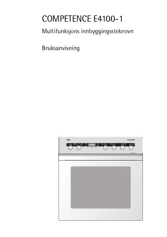 Detaljerte instruksjoner for bruken står i bruksanvisningen. Bruker manual AEG-ELECTROLUX CE4100-1-MSKAND. Bruksanvisning AEG-ELECTROLUX CE4100-1-MSKAND.