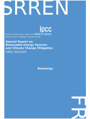 Ny spesialrapport fra IPCC om fornybar energi (SRREN 2011): Fornybar energi kan utgjøre 80% av energibruken i 2050 Bioenergi kan alene utgjøre 30% av