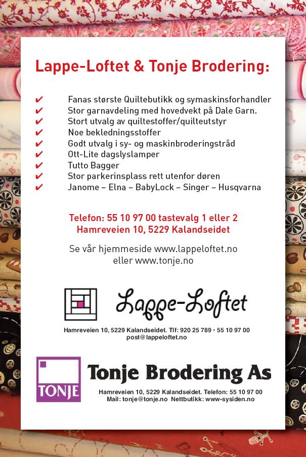 JULEMARKEDER I NÆRHETEN Det er ikke lenge til Jul og vi vil gjøre oppmerksom på følgende tilstelninger i november. En del av våre medlemmer er med som utstillere. 3.nov. Nordhordland Husflidslag har julemesse på Knarvik VG skole åpent 10-16.