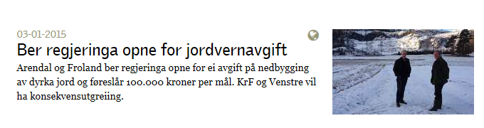 og verdisatt Avbøtende tiltak