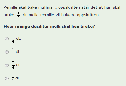 Matematikk, LK06:.. rekne med desimaltal, brøkar og prosent og plassere dei ulike storleikane på tallina finne samnemnar (bm.