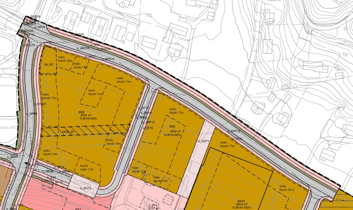 Avstand fra pendlerparkeringen til stasjonen er ca 230 meter fra de nærmeste plassene.