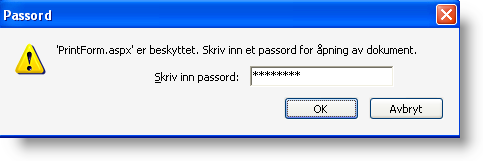 Mål og tiltak 33 Merk: Det er ikke sikkert alle deltakerne har tilgang til utskrift. Etter å ha valgt ut det en ønsker å få med på utskriften er det bare å trykke Skriv ut.