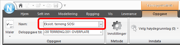 Øving 4 - Generere terrengoverflate I denne øvingen skal du generere en terrengoverflate basert på objektene i SOSI filen. 1.