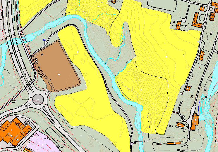 Øving 11 - Generere lengdesnitt av alt i modellen I denne øvingen skal vi generere et lengdesnitt. 1. Lengdesnitt kan bare genereres fra et planvindu.