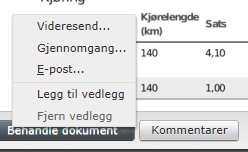 Attestering/Anvisning av reiseregningen I tråd med fakturabehandlingen er det også her lagt opp at to personer skal godkjenne reiseregningen.