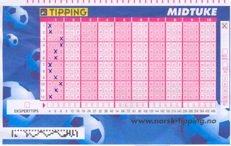 Delprøve OPPGAVE 3 Når vi tipper en enkeltrekke i fotballtipping, skal vi tippe resultatet i 1 fotballkamper. Utfallet av en kamp er enten hjemmeseier (H), uavgjort (U) eller borteseier (B).