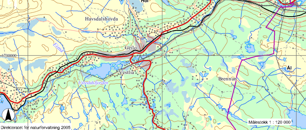 OVERVÅKING AV HALLINGDALS-VASSDRAGET I 2009 13 (68) Hol renseanlegg Geilo renseanlegg Geilo sentrum Prøvepunkt Geilo sentrum Geilo renseanlegg Hol renseanlegg Beskrivelse Usteåni ved Geilo bru (RV