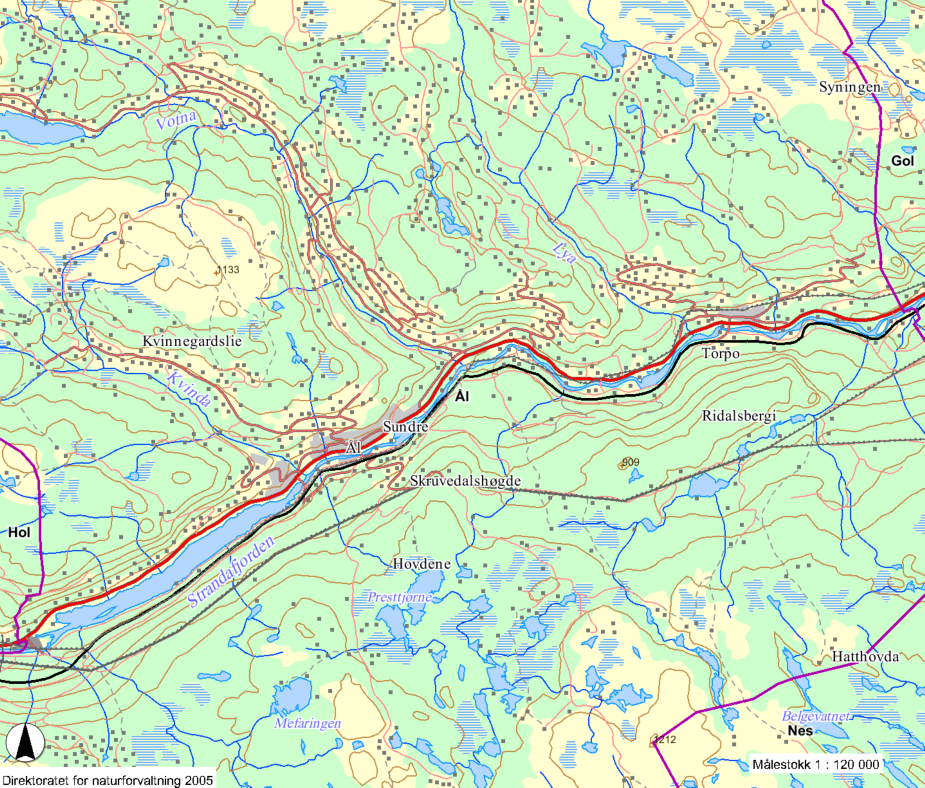 14-(68) OVERVÅKING AV HALLINGDALS-VASSDRAGET I 2009 Votna Ål renseanlegg 3 Lya 0 Torpo renseanlegg Trillhus Torpo 2 badeplass Kvinda 4 Strandafjorden ut Hallingdalselva Strandafjorden ut tunnel Nes