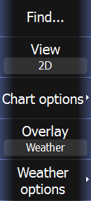 19 SIRIUS weather(kun Nord America) When connected to a Navico Weather Module, you can subscribe and include SIRIUS audio and SIRIUS Marine Weather Service on your system (North America only).